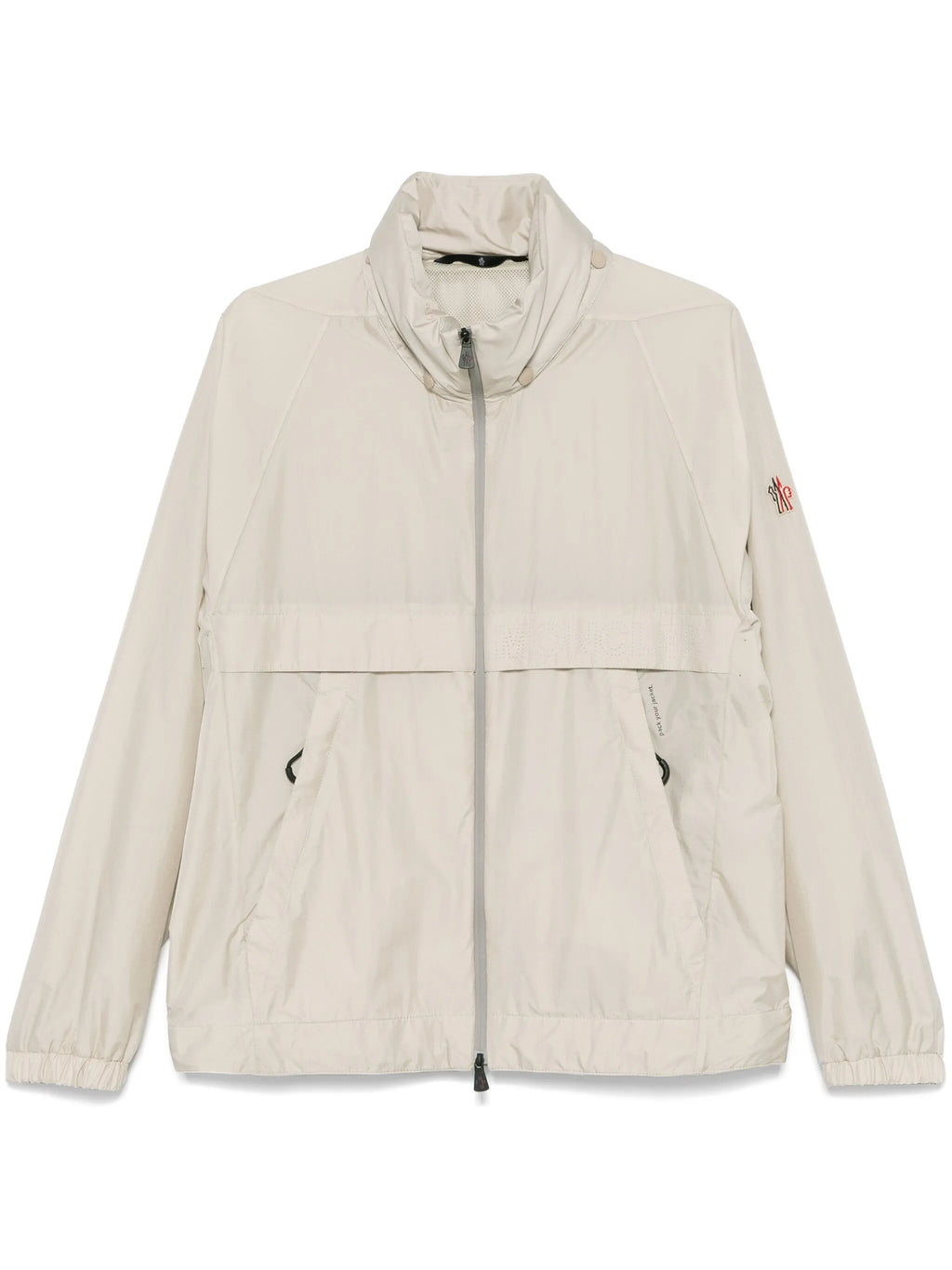 MONCLER GRENOBLE Negara Hooded Windbreaker Light Beige