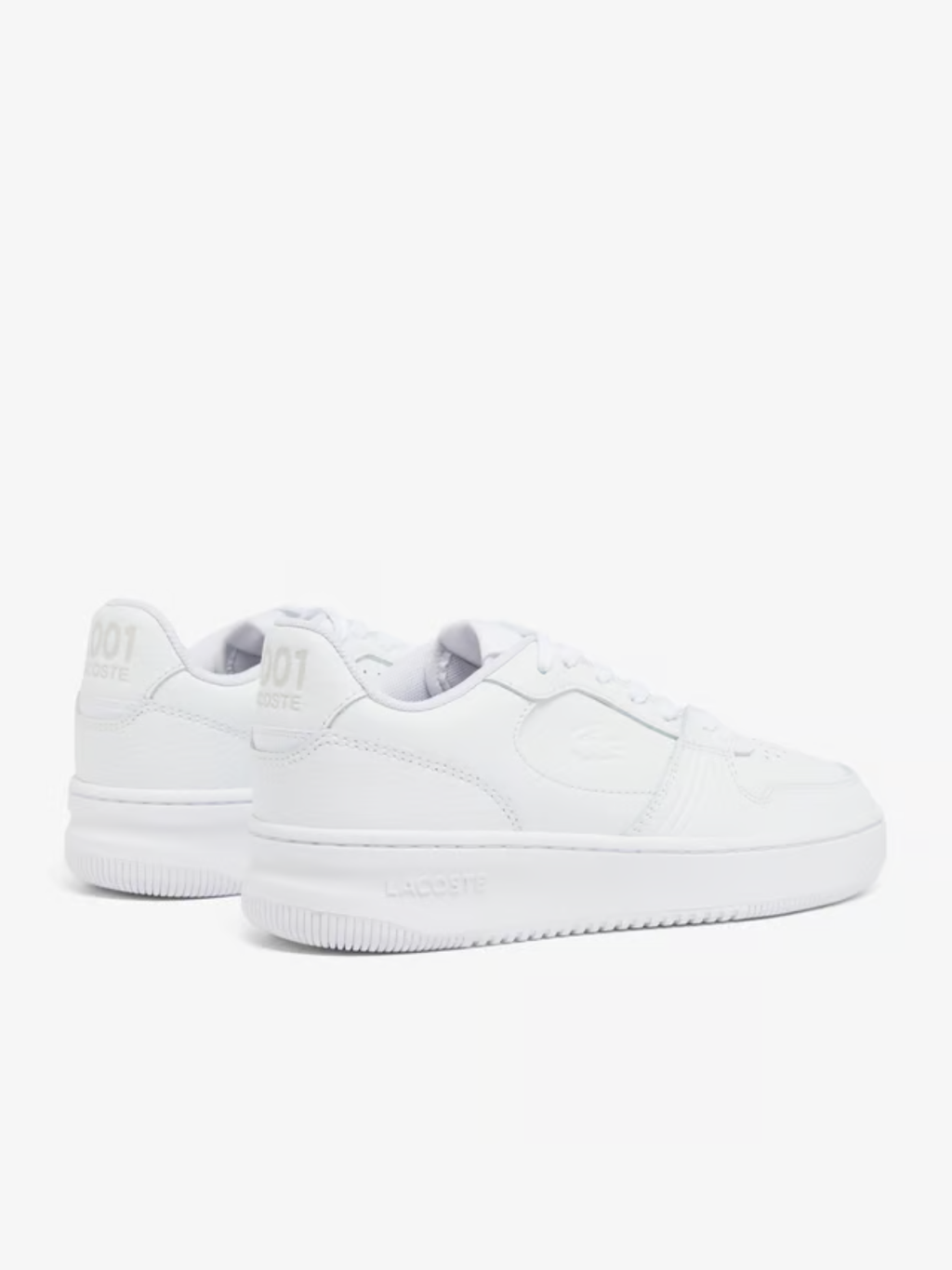 LACOSTE WOMEN L001 Set Leather Sneakers White