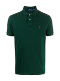 RALPH LAUREN The Iconic Mesh Polo Shirt College Green