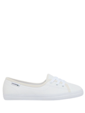 LACOSTE WOMEN Median LTH Leather Sneakers White