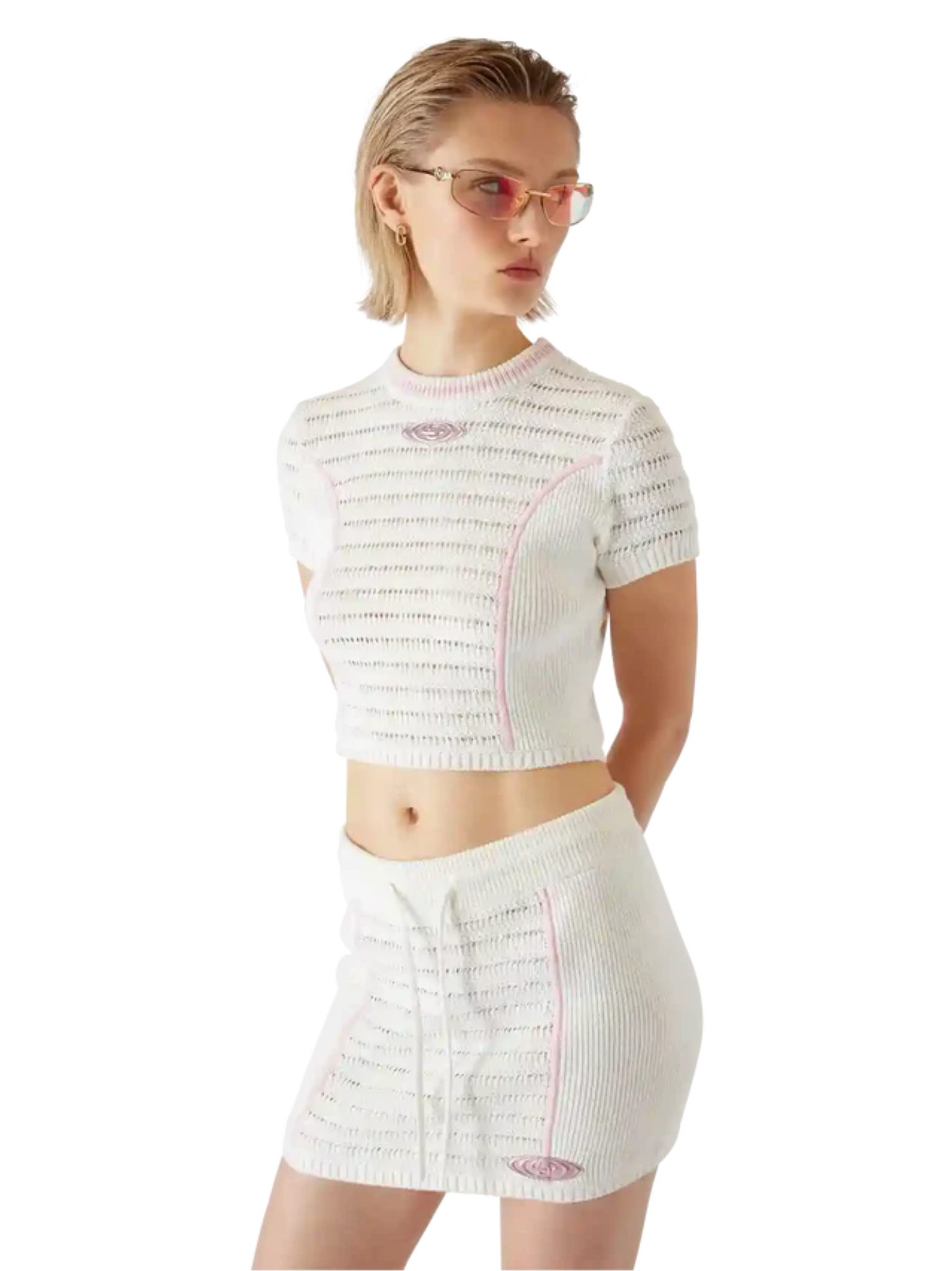 CASABLANCA WOMEN Bourgeoise Girl Top White