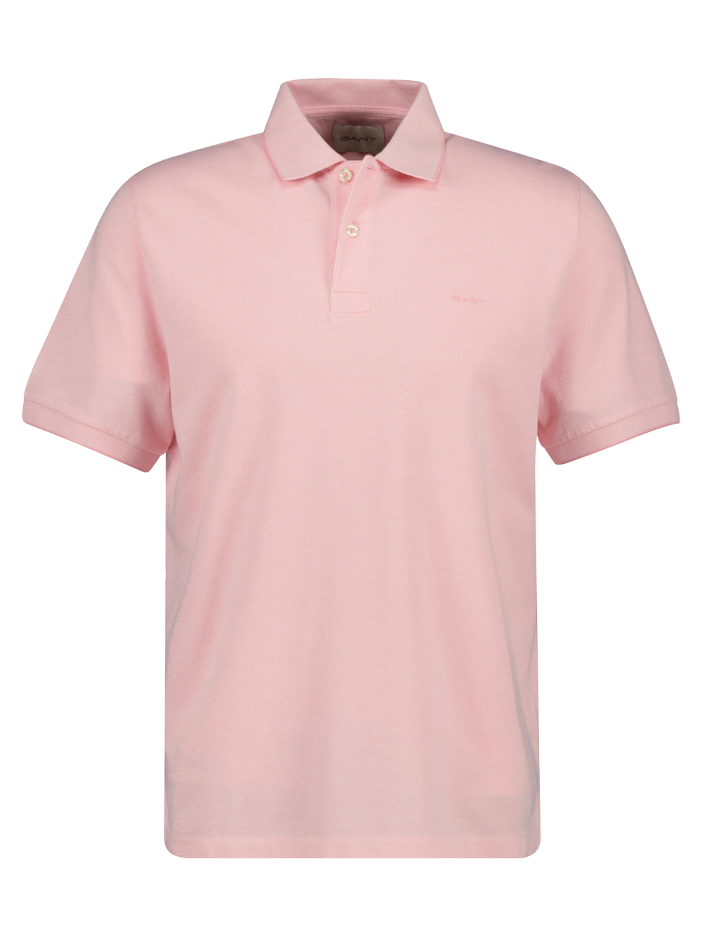 GANT Two-Toned Polo Shirt Washed Pink