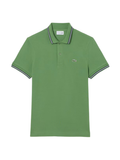 LACOSTE Regular Fit Trim Accent L.12.12 Polo Shirt Lime Green