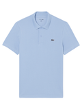 LACOSTE Regular Fit Cotton Blend Polo Shirt Light Blue