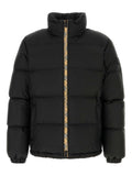 BURBERRY High-Neck Zipped Padded Jacket Black