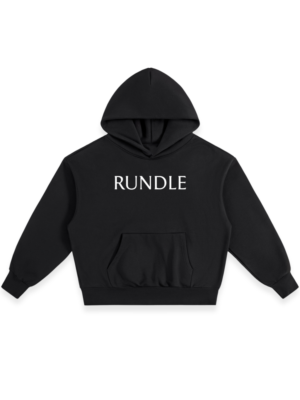 RUNDLE Logo Heavyweight Hoodie Black