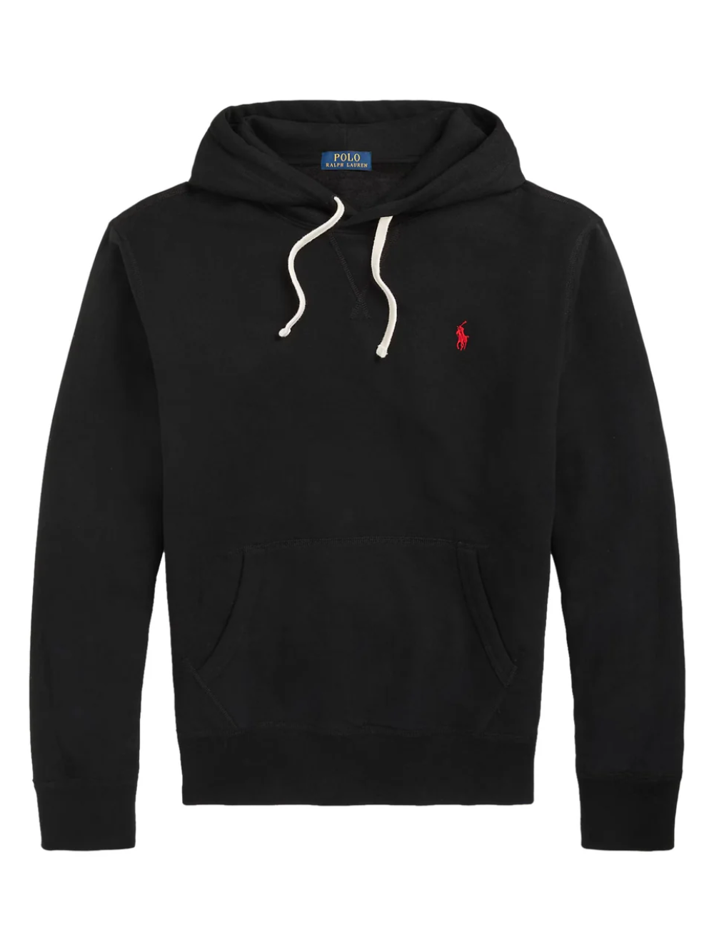 RALPH LAUREN The RL Fleece Hoodie Polo Black