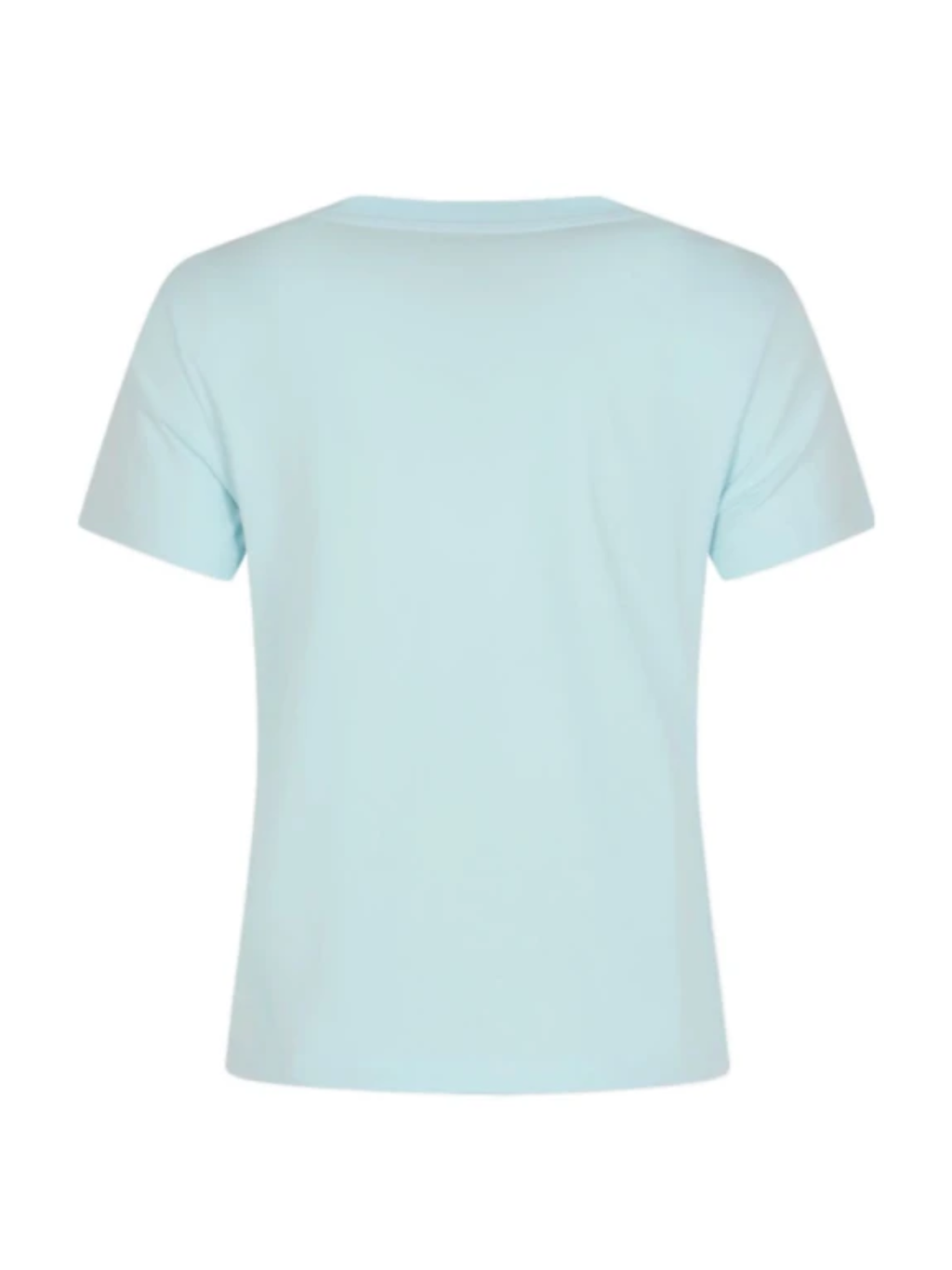 CASABLANCA WOMEN Waves Fitted T-shirt Pale Blue