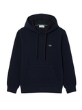 LACOSTE WOMEN Piqué Hoodie Navy Blue