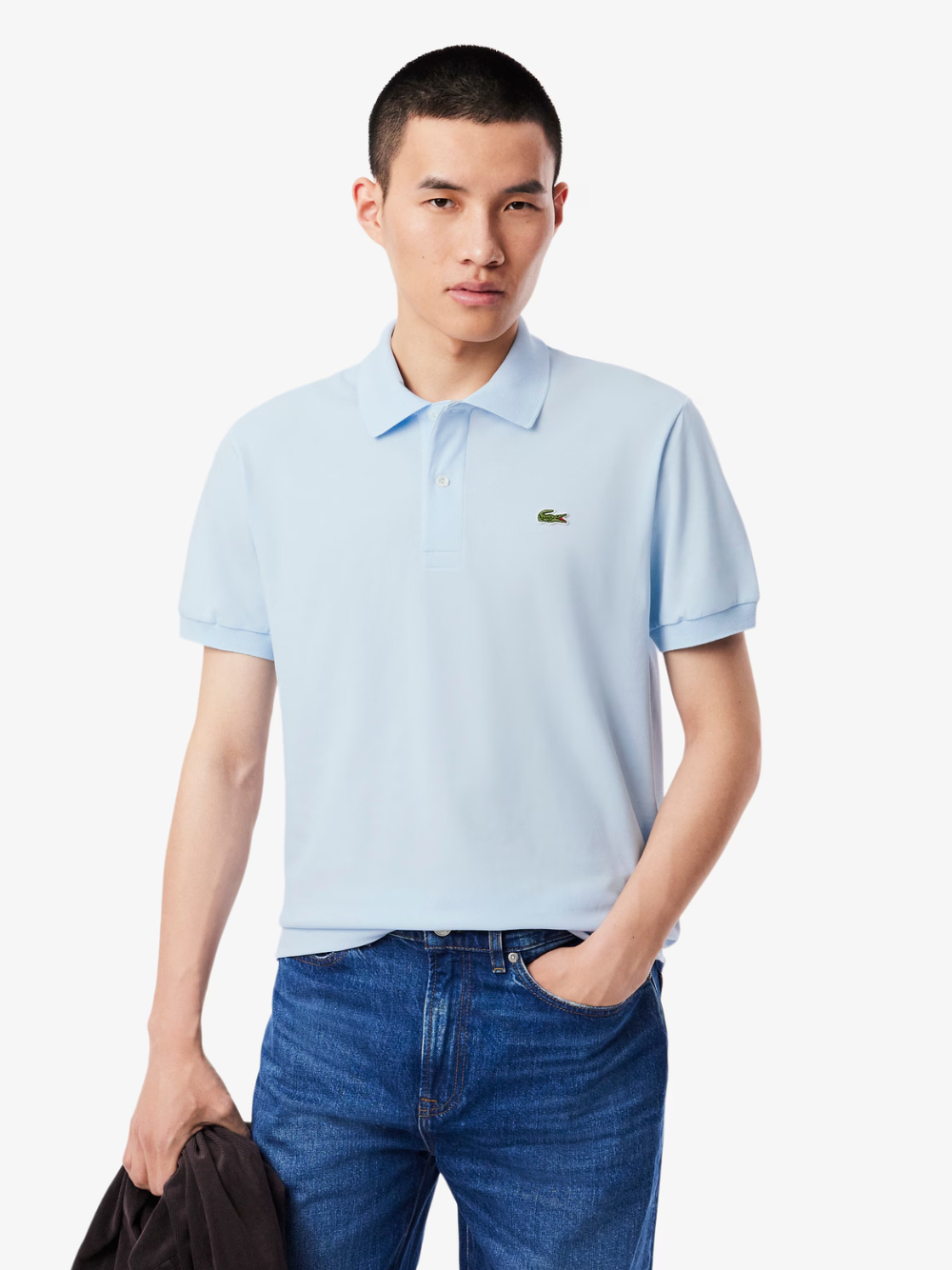 LACOSTE Classic Fit L.12.12 LIGHT Polo Shirt Light Blue