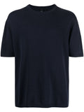 ALPHA TAURI Herren Knitted T-Shirt Navy