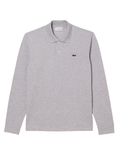LACOSTE Classic Fit Long Sleeved L.12.12 Polo Shirt Grey