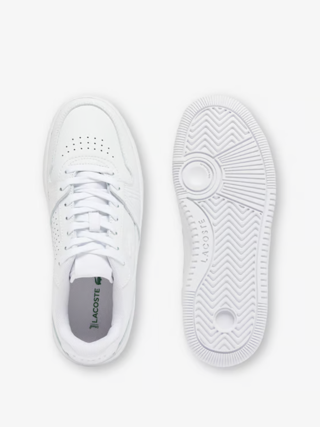 LACOSTE WOMEN L001 Set Leather Sneakers White