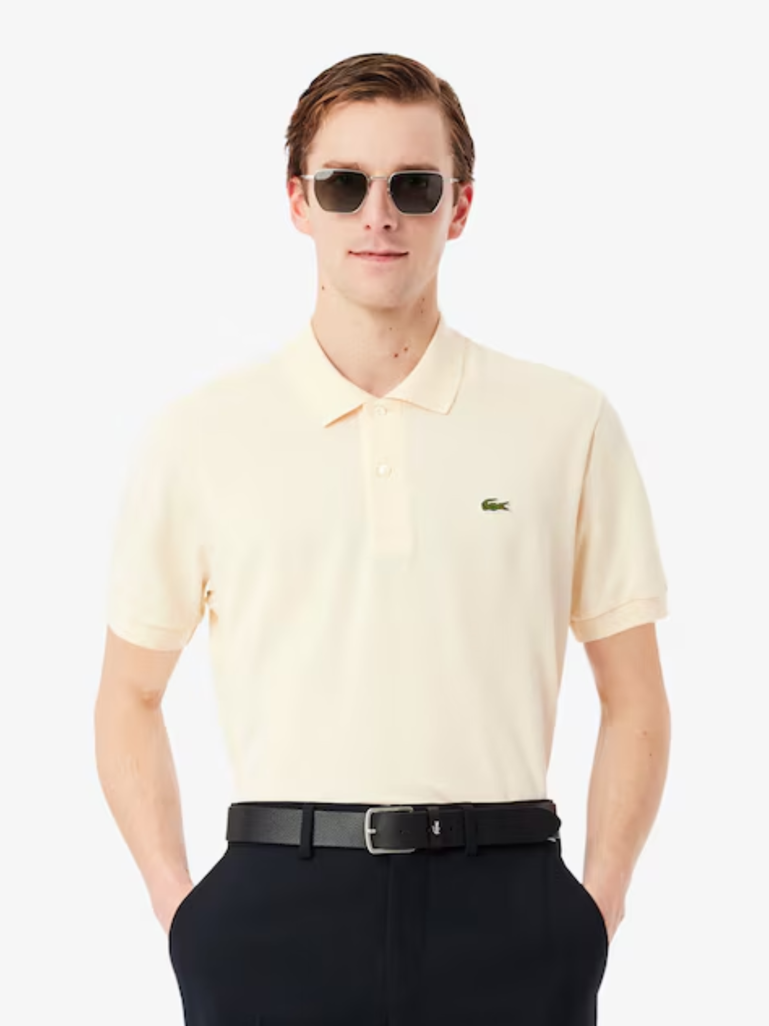 LACOSTE Classic Fit L.12.12 LIGHT Polo Shirt Beige