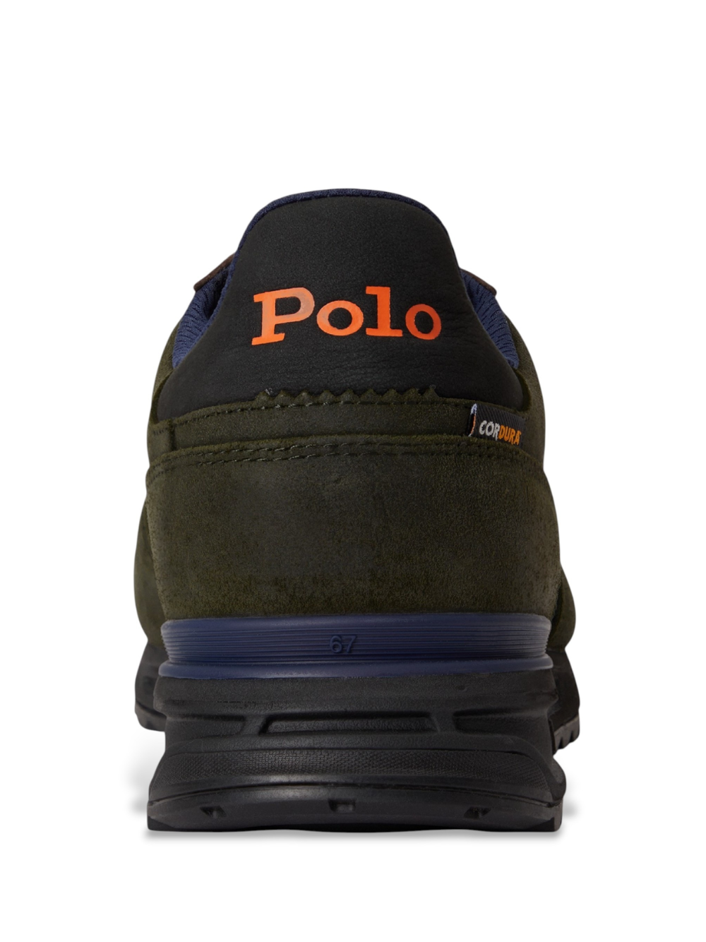 RALPH LAUREN Varick Suede-Panelled Sneakers New Forest Multi
