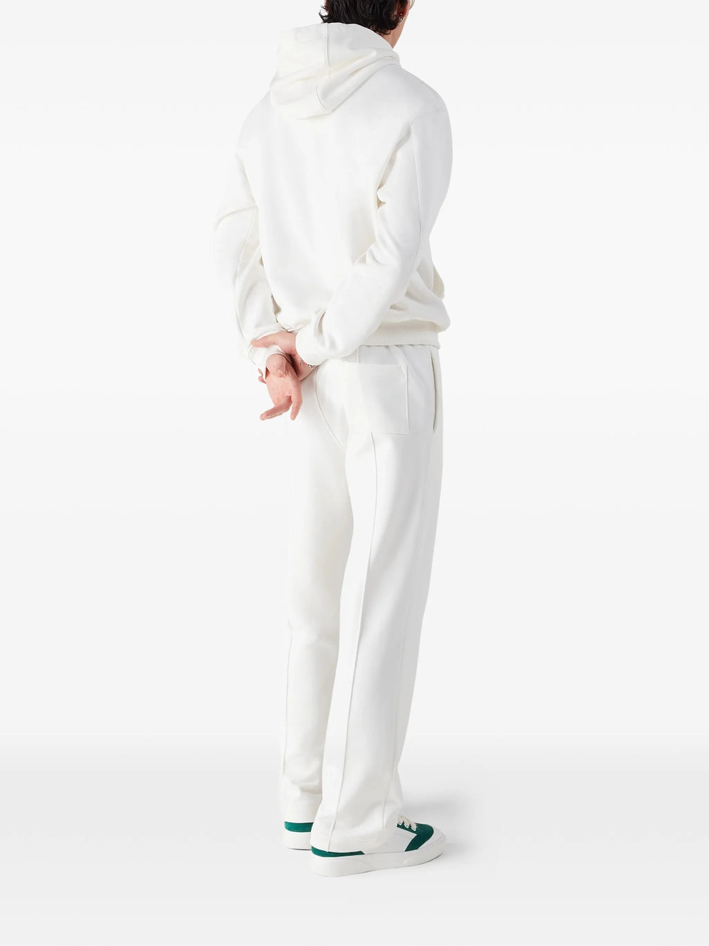 CASABLANCA Tennis Club Icon Hooded Sweatshirt White