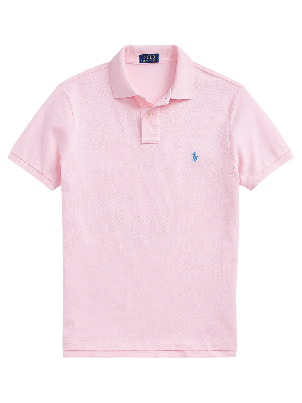 RALPH LAUREN The Iconic Custom Slim Fit Mesh Polo Terrace Pink