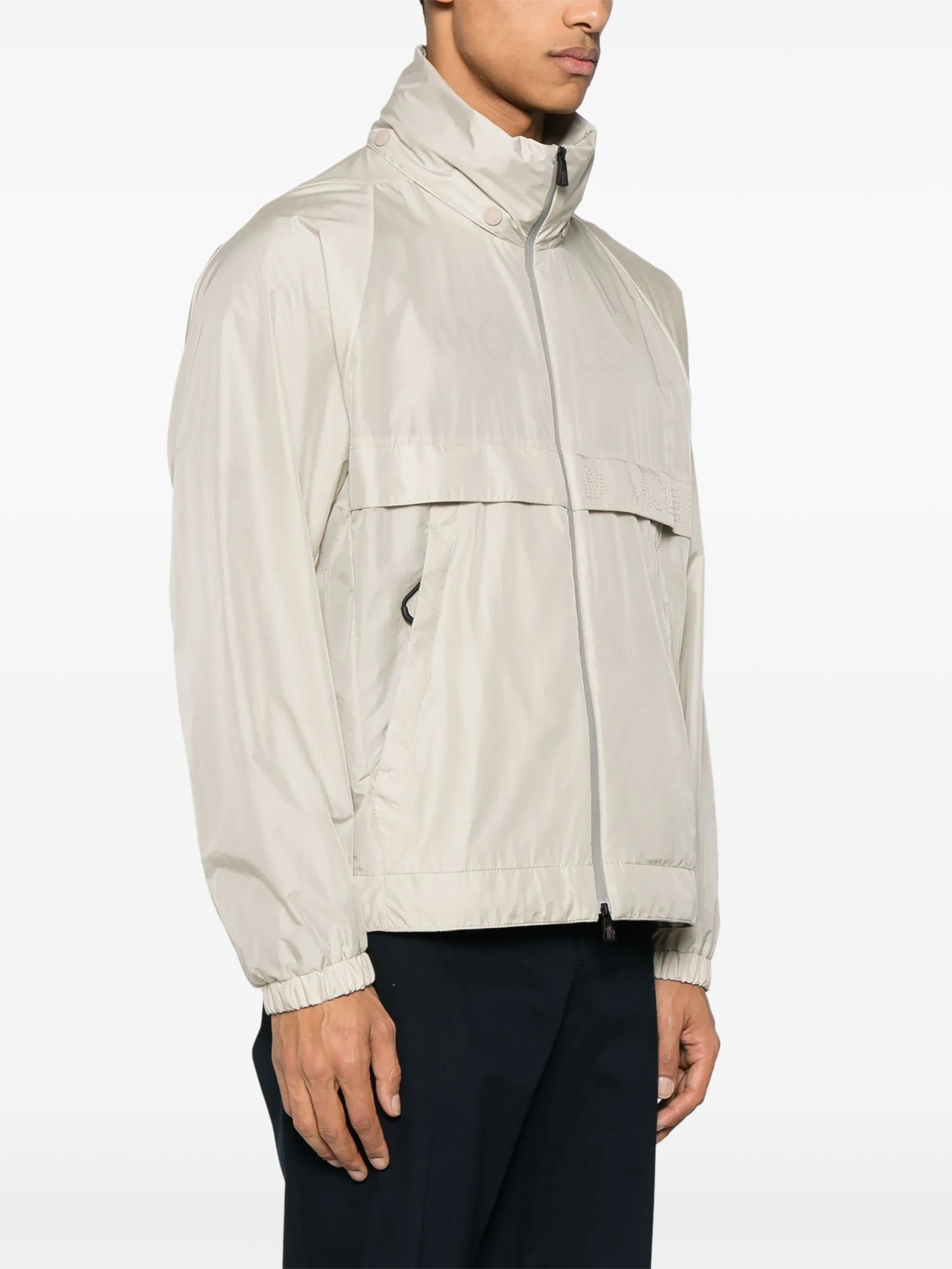 MONCLER GRENOBLE Negara Hooded Windbreaker Light Beige