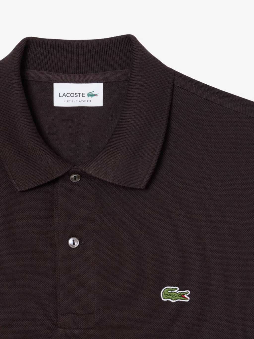LACOSTE Classic Fit L.12.12 Original Polo Shirt Brown