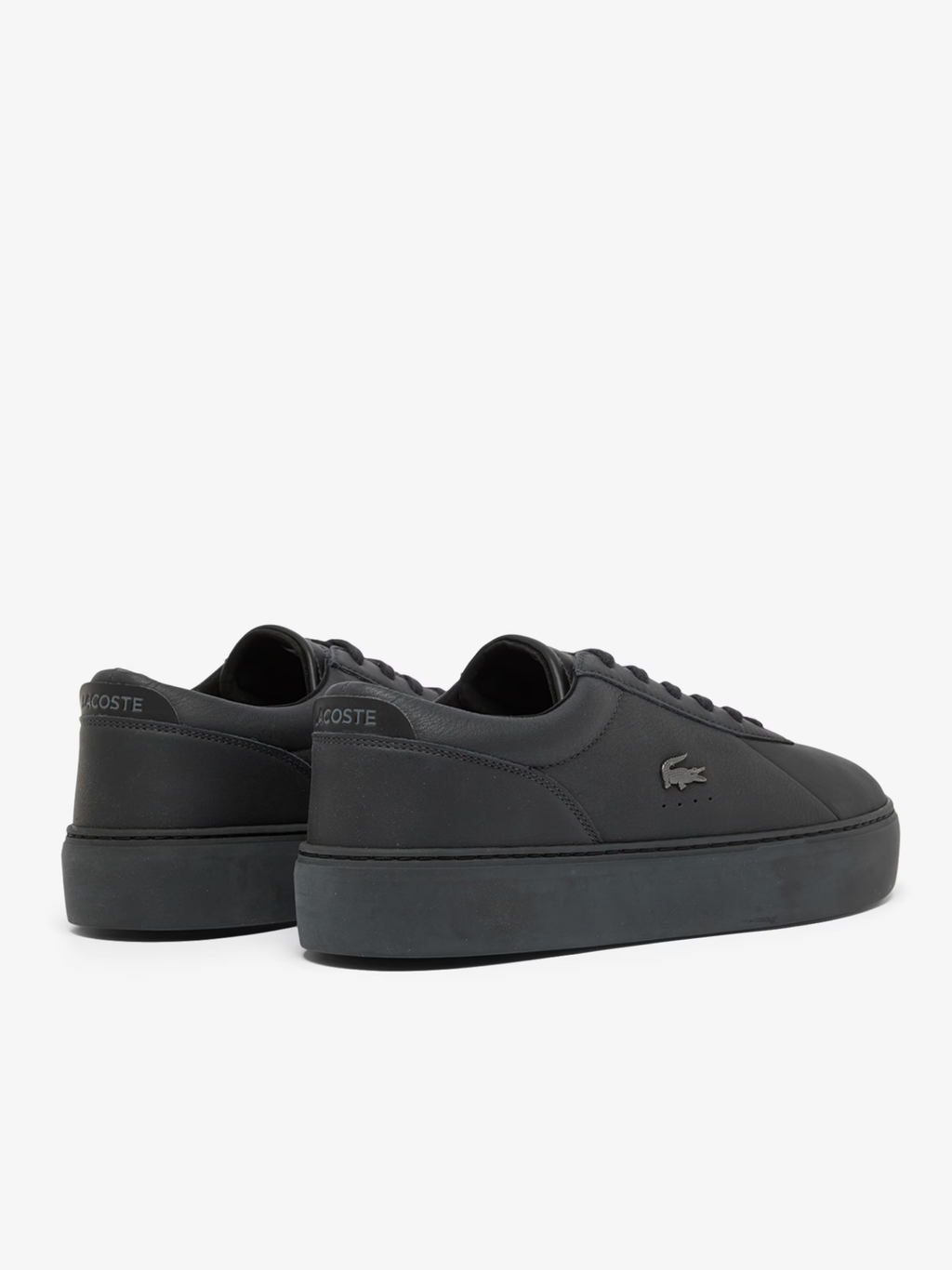 LACOSTE Court Set Leather Sneakers Black