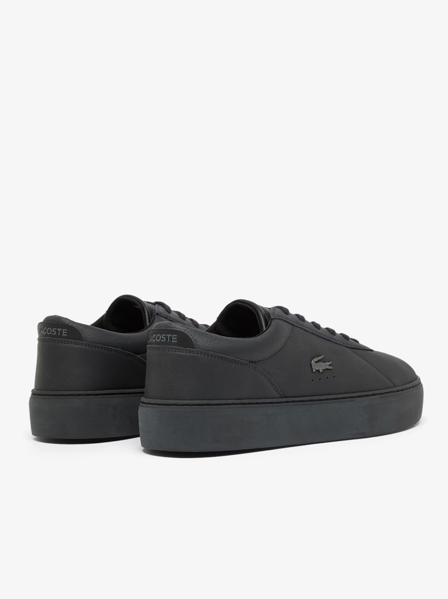 LACOSTE Court Set Leather Sneakers Black