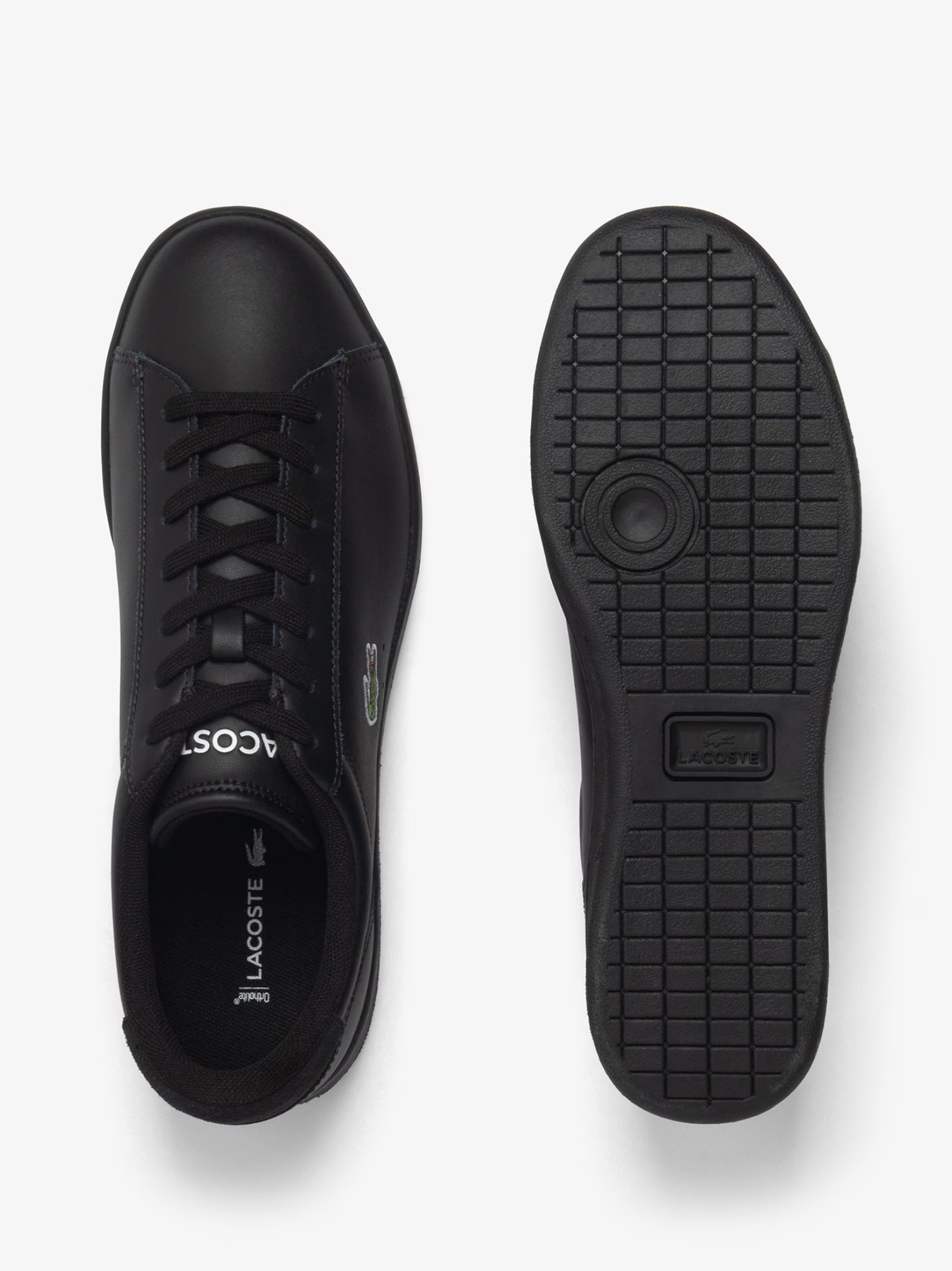 LACOSTE Carnaby Set Leather Sneakers Black