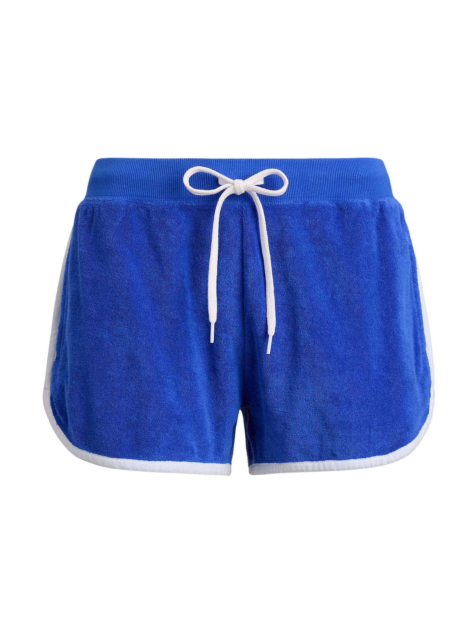 RALPH LAUREN WOMEN Terry Drawstring Shorts Gala Blue