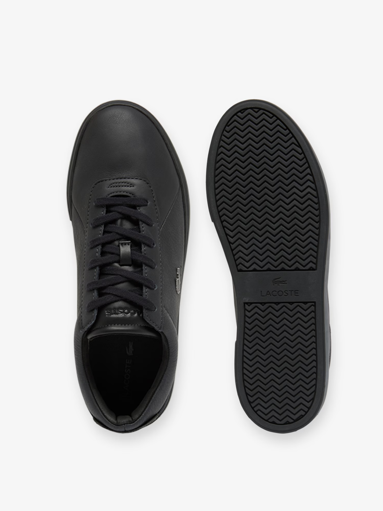 LACOSTE Court Set Leather Sneakers Black