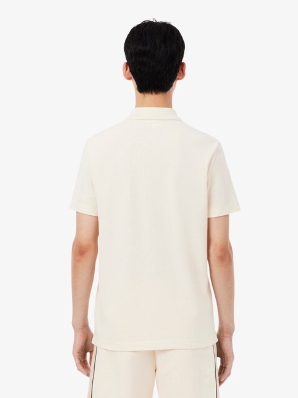LACOSTE Regular Fit Colour-Block Piqué Polo Shirt Beige