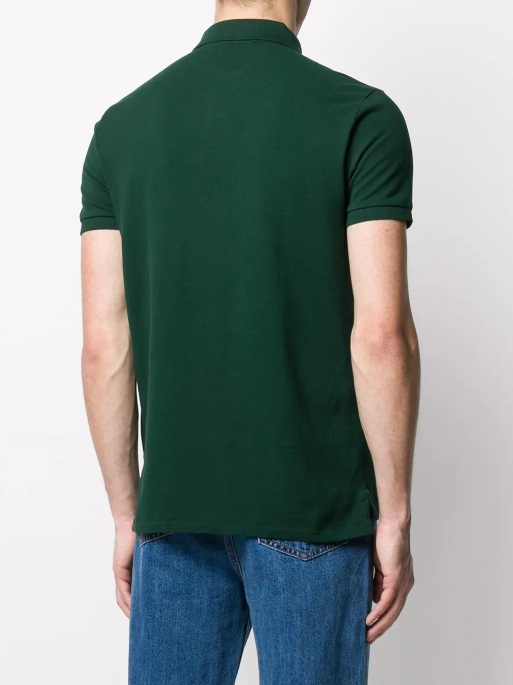RALPH LAUREN The Iconic Mesh Polo Shirt College Green