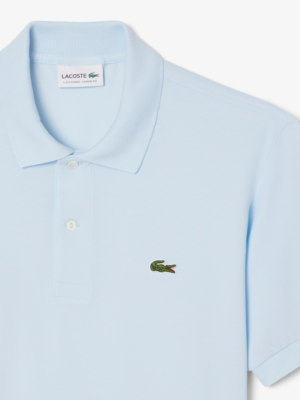 LACOSTE Classic Fit L.12.12 LIGHT Polo Shirt Light Blue