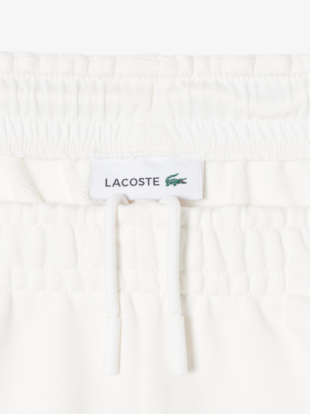 LACOSTE WOMEN Fleece Shorts White