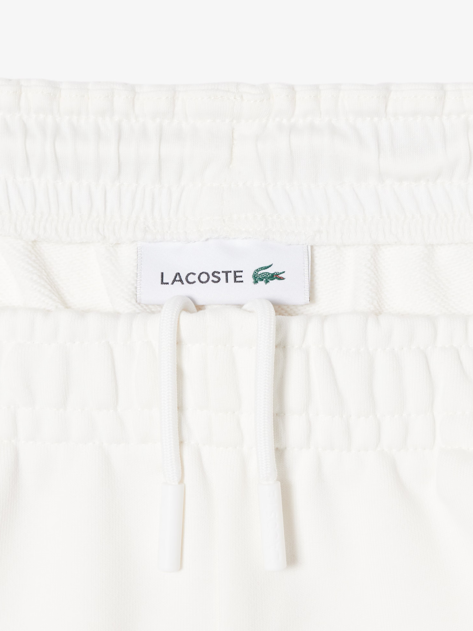 LACOSTE WOMEN Fleece Shorts White