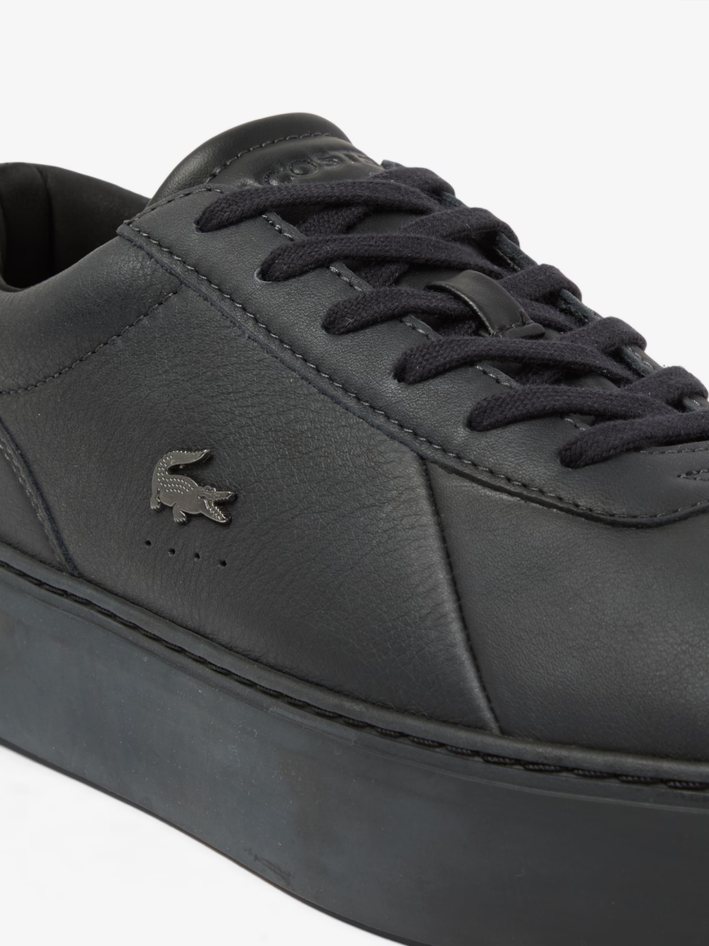 LACOSTE Court Set Leather Sneakers Black