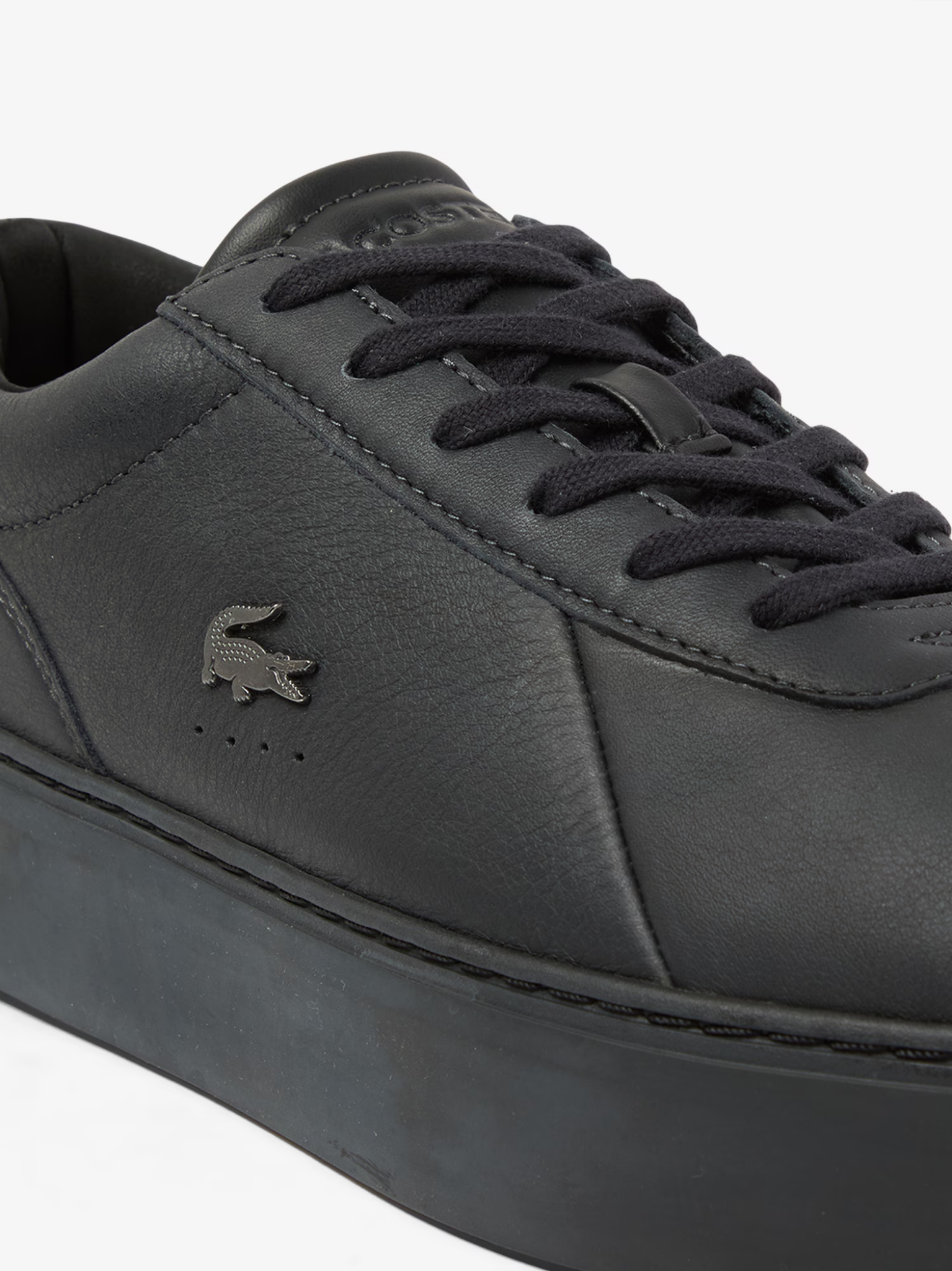 LACOSTE Court Set Leather Sneakers Black