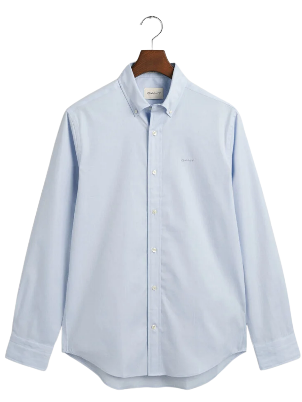 GANT Regular Fit Pinpoint Oxford Shirt Light Blue