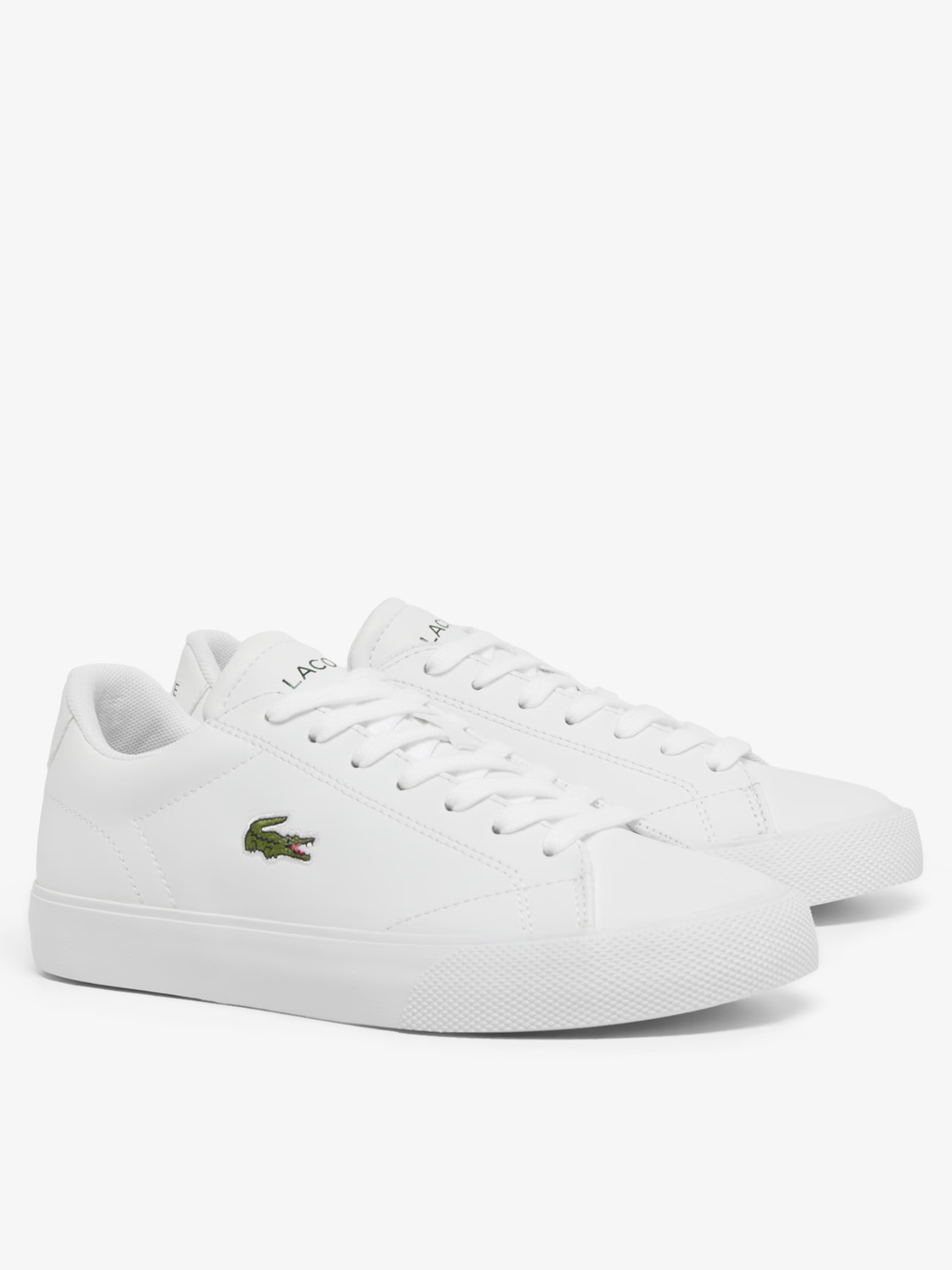 LACOSTE WOMEN Lerond Set Leather Sneakers White
