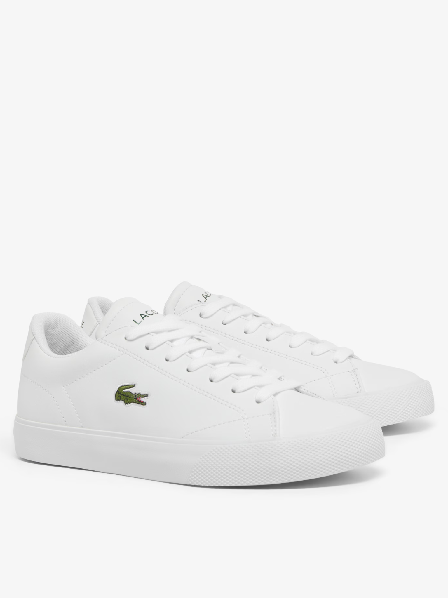 LACOSTE WOMEN Lerond Set Leather Sneakers White
