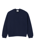LACOSTE Loose Fit Heavy Fleece Sweatshirt Midnight Blue