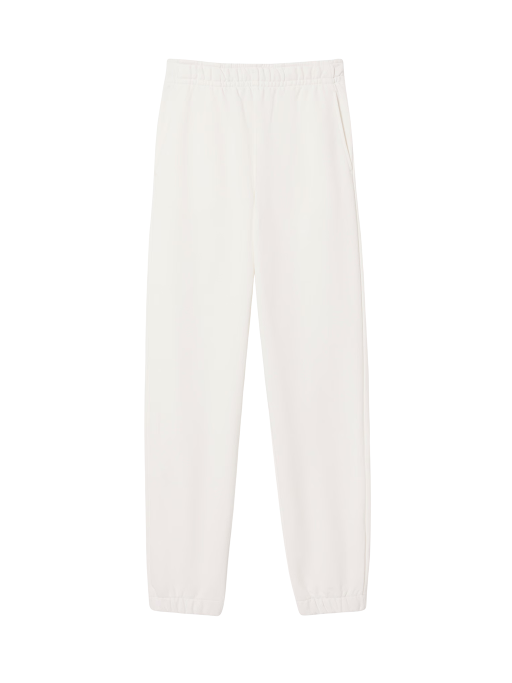 LACOSTE WOMEN Fleece Sweatpants White