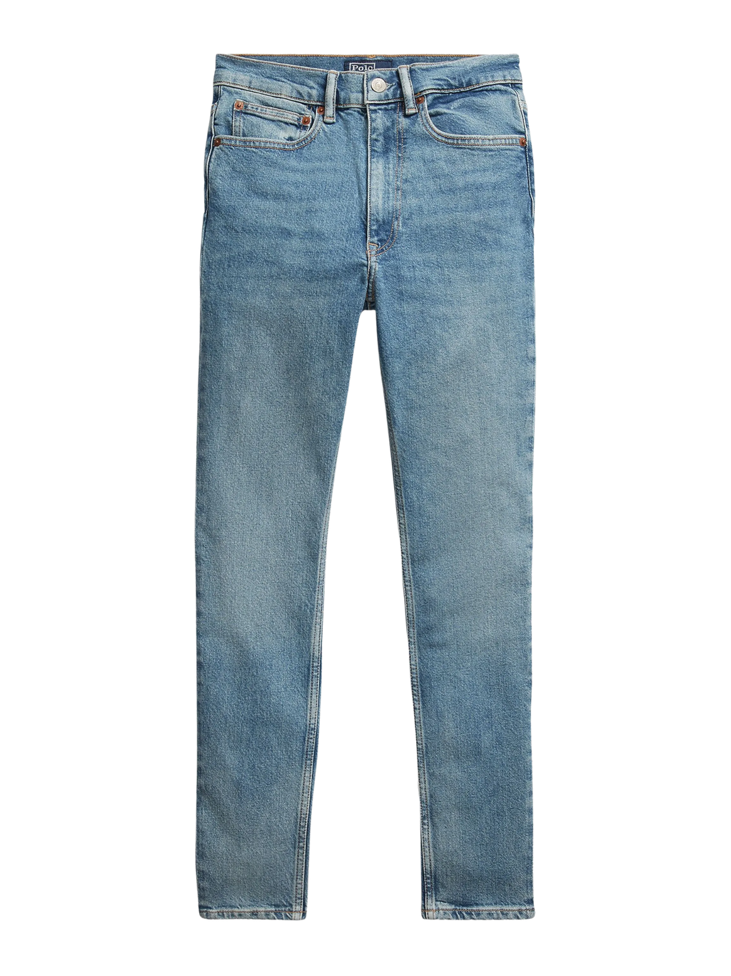 RALPH LAUREN WOMEN High Rise Super-slim Jeans Antares Wash