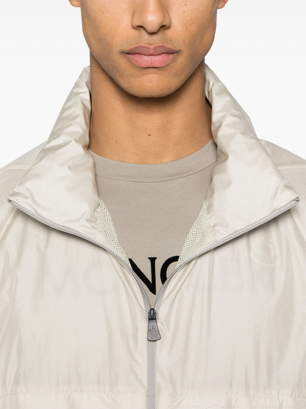 MONCLER GRENOBLE Negara Hooded Windbreaker Light Beige