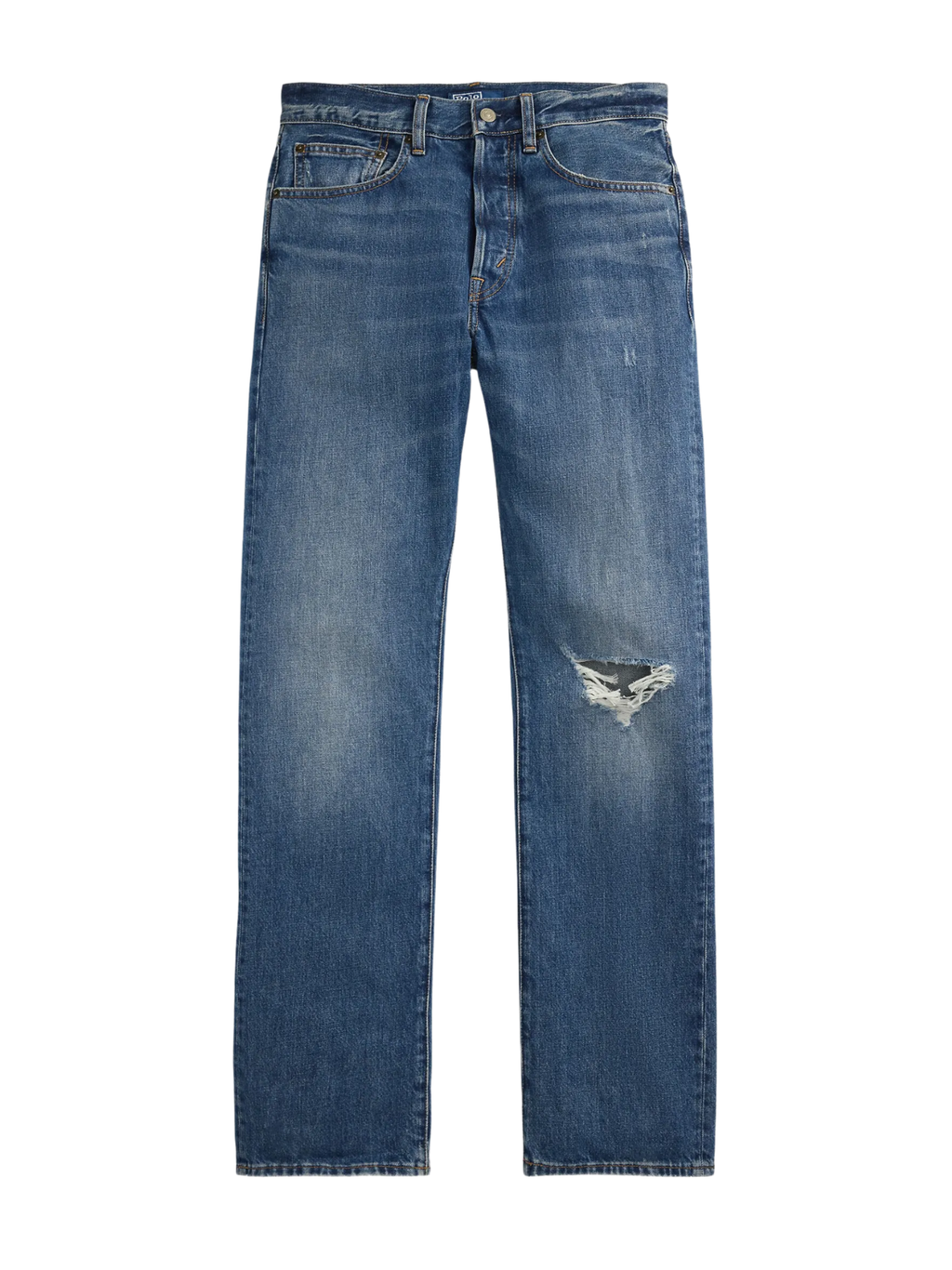 RALPH LAUREN WOMEN High-Rise Relaxed Straight Jeans Gwendolyan Wash