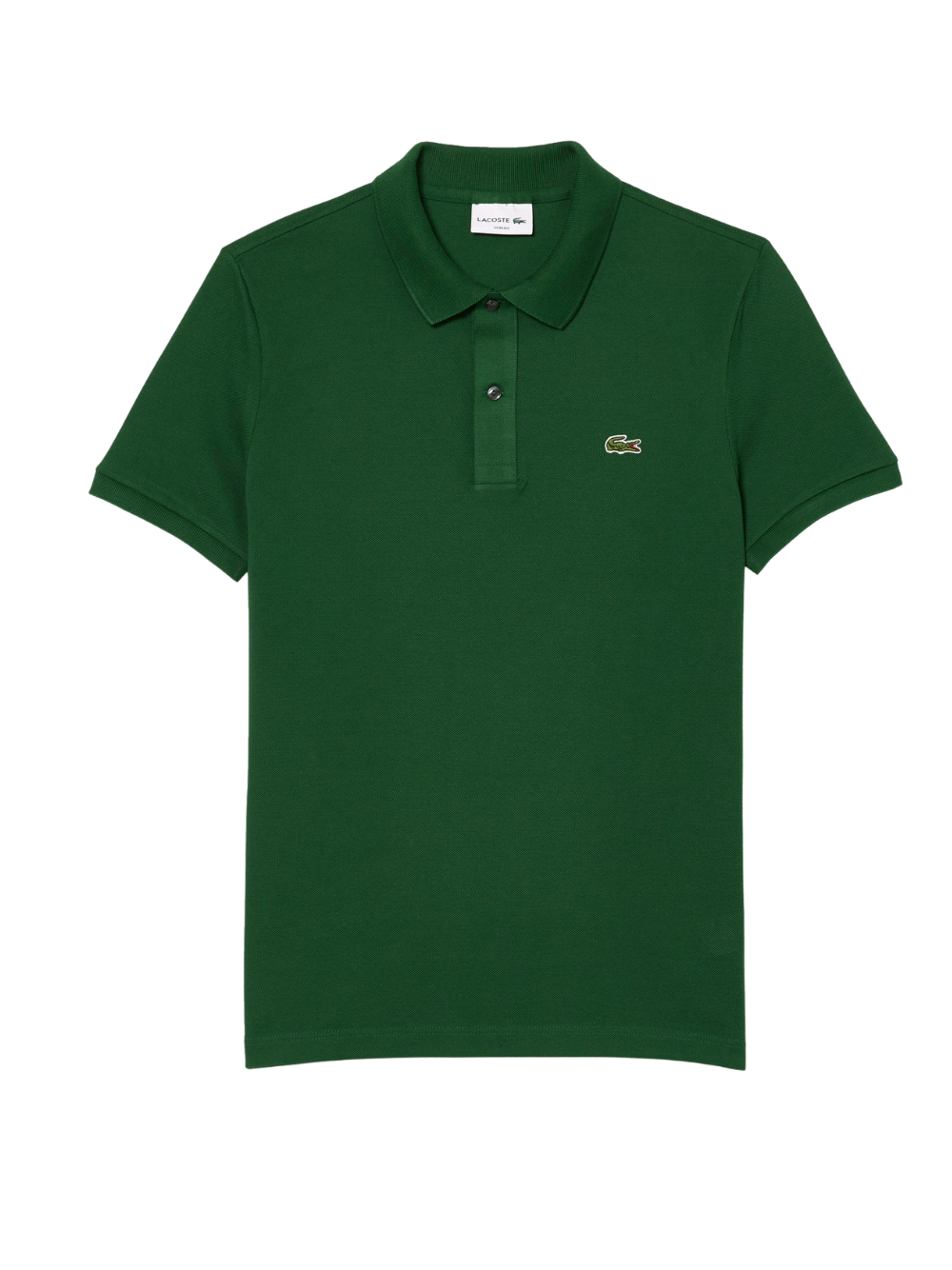 LACOSTE Slim Fit L.12.12 Piqué Polo Shirt Pine Green