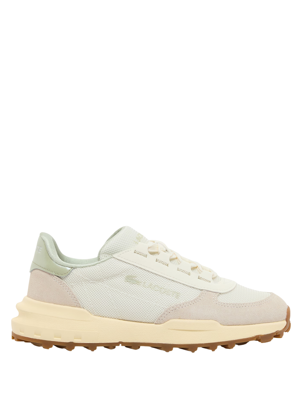 LACOSTE WOMEN Elite Active Evo Sneakers White/Light Khaki