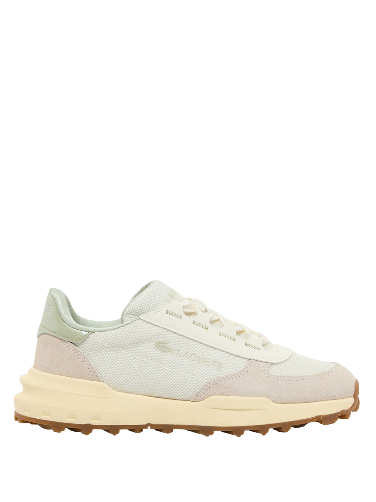 LACOSTE WOMEN Elite Active Evo Sneakers White/Light Khaki