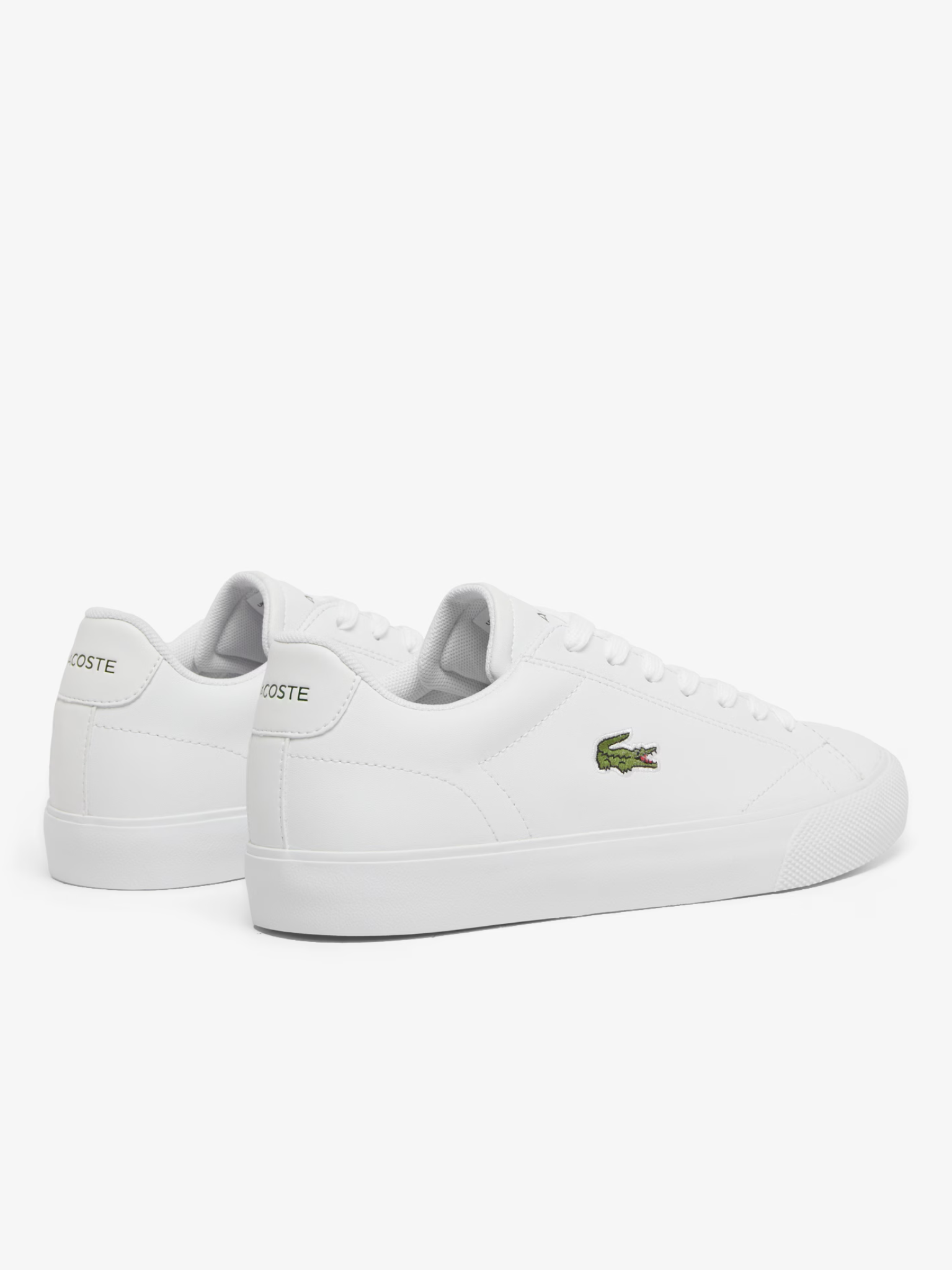 LACOSTE WOMEN Lerond Set Leather Sneakers White