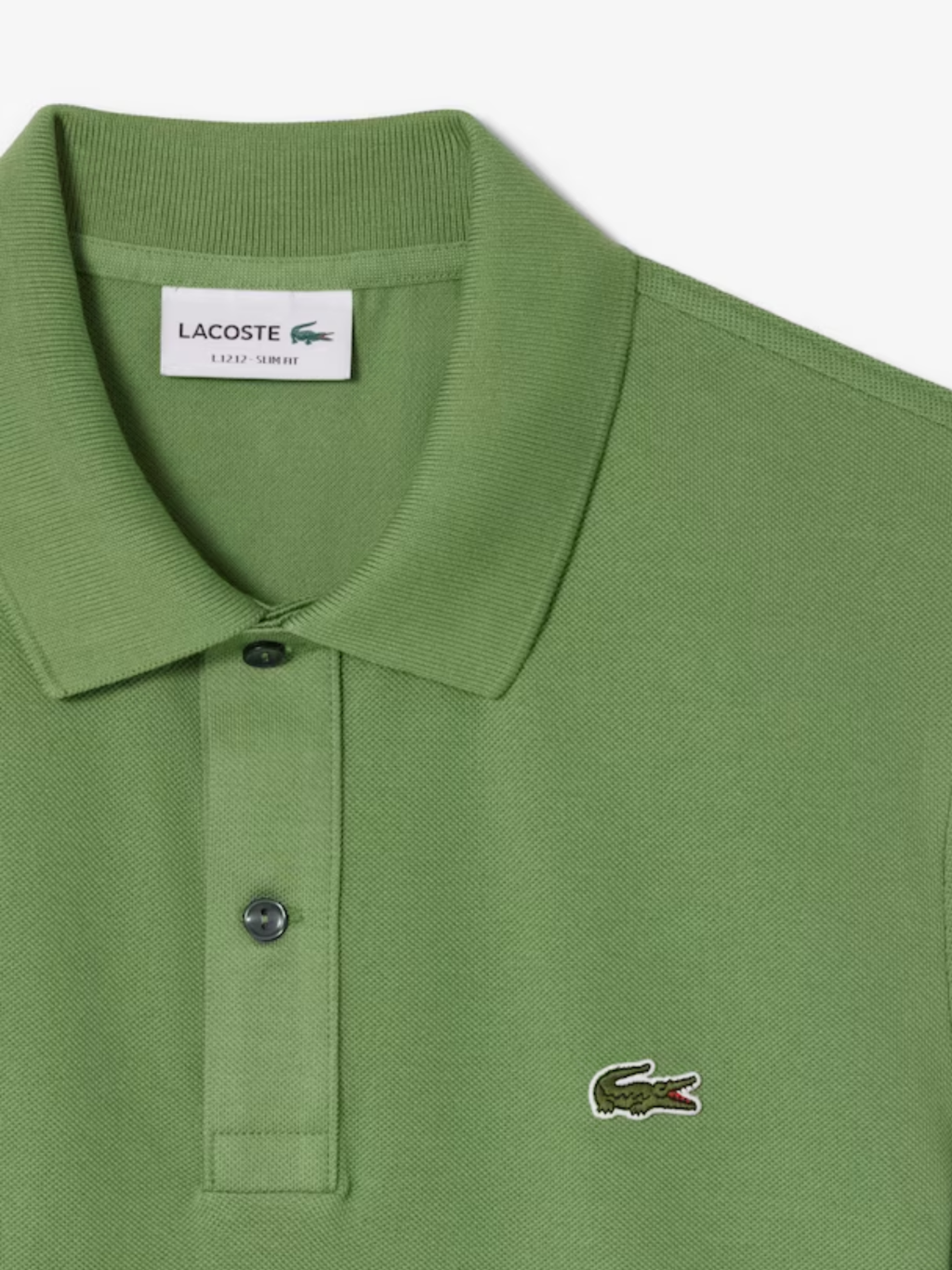 LACOSTE Slim Fit L.12.12 Original Polo Shirt Lime Green