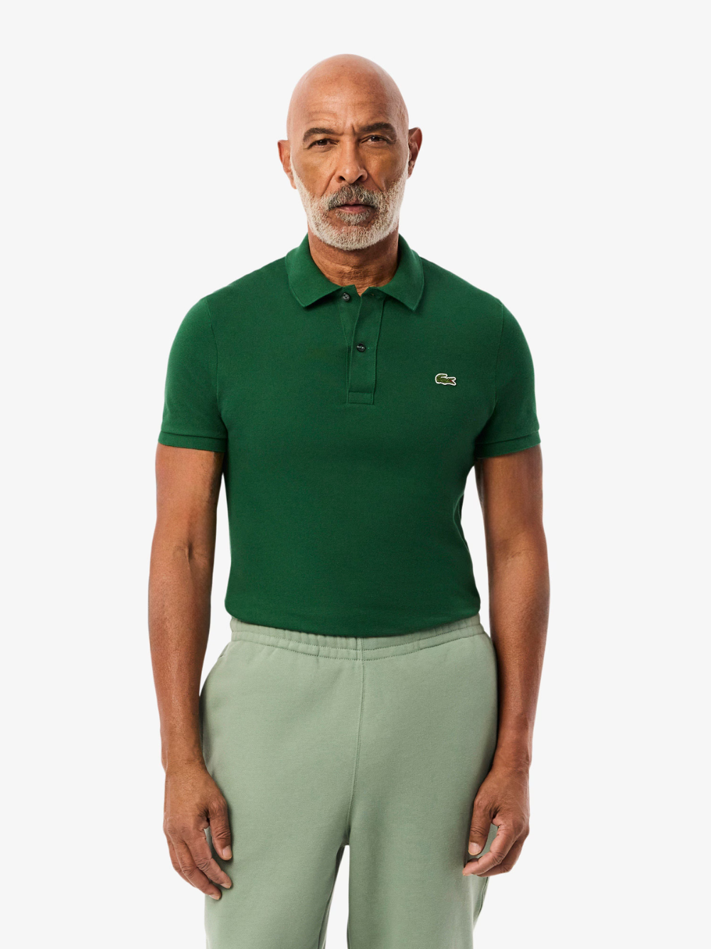 LACOSTE Slim Fit L.12.12 Piqué Polo Shirt Pine Green