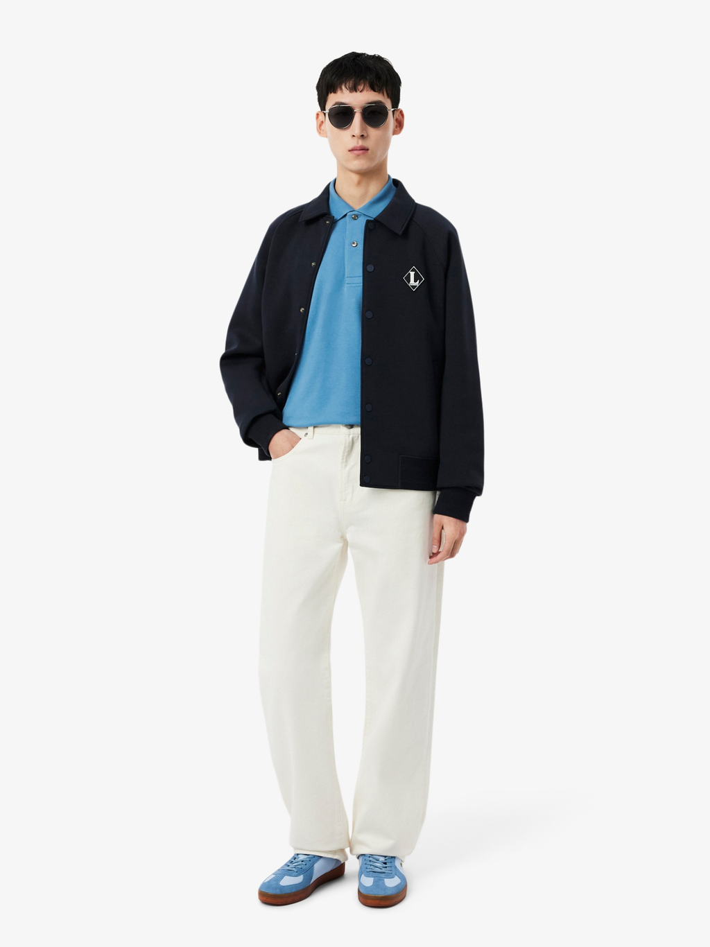 LACOSTE Classic Fit L.12.12 Original Polo Shirt Sky Blue